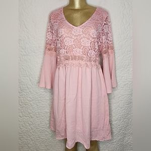 Zanzea pink dress